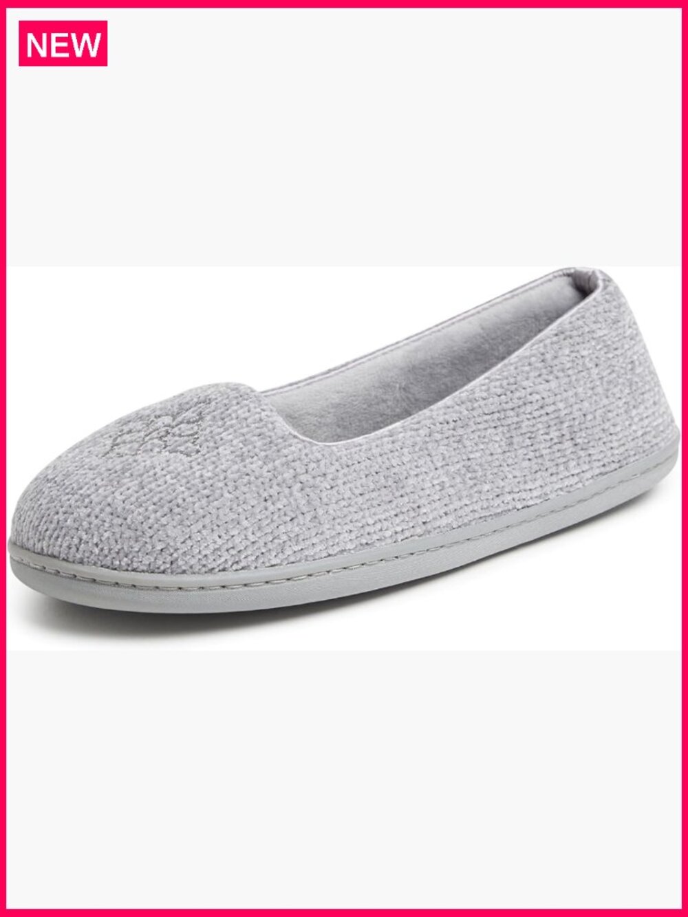 Memory Foam Closed Back Slippers Cozy Indoor Outdoor with Warm Lining Wide